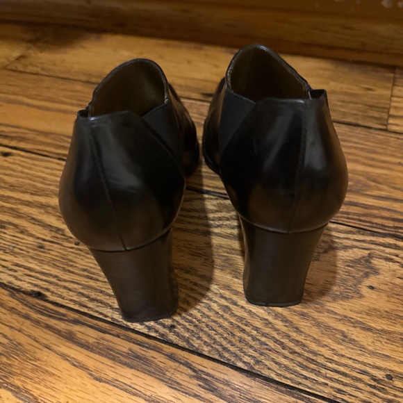 STUART WEITZMAN BLACK ANKLE BOOTIES WITH BLOCK HEEL 9AA - Picture 4 of 10
